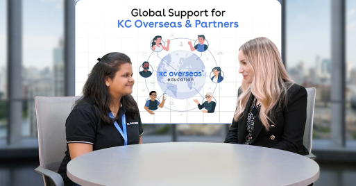 KC Overseas staff member